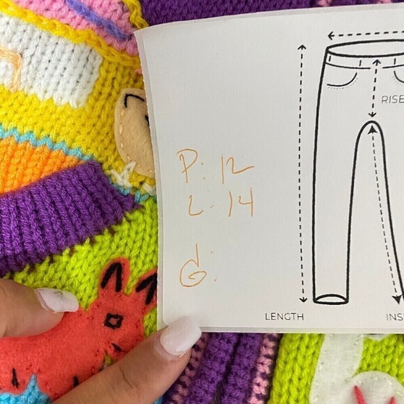 Grupo Peruvian Toddler Hooded Full Zip Sweater Purple 12 Months Hand Embroidered - Picture 7 of 7